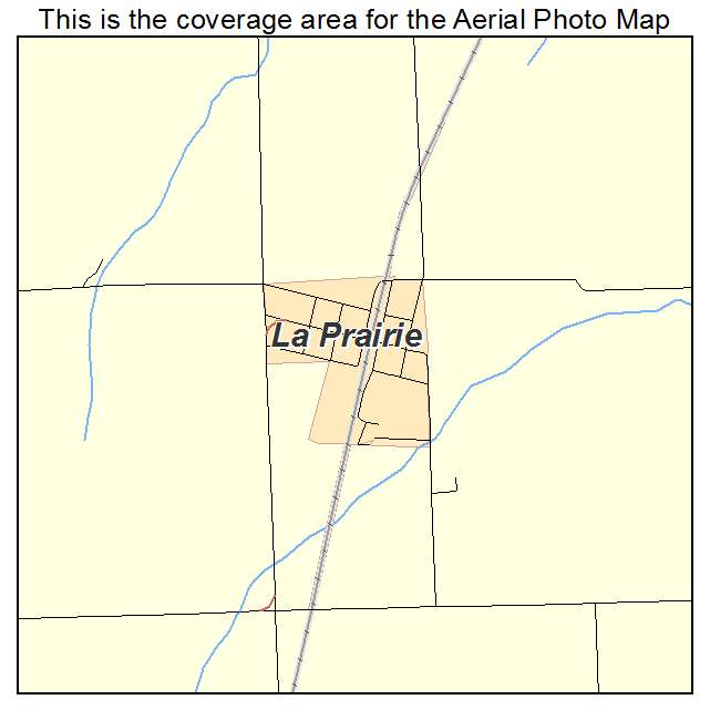 La Prairie, IL location map 