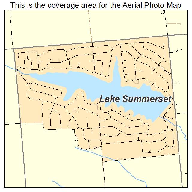 Lake Summerset, IL location map 