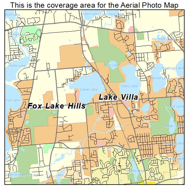 Lake Villa, IL location map 