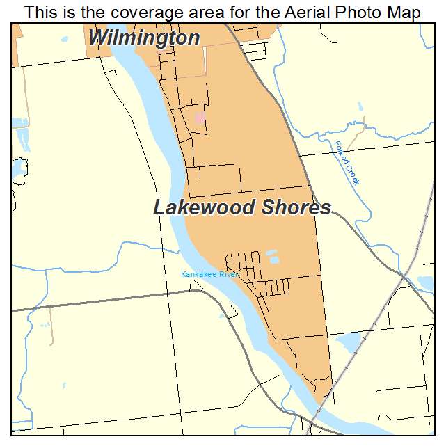 Lakewood Shores, IL location map 