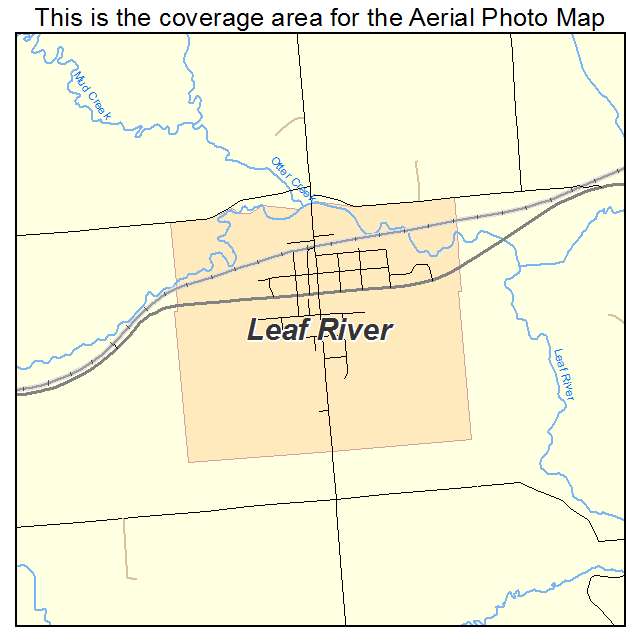 Leaf River, IL location map 