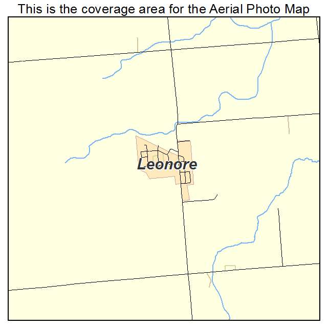 Leonore, IL location map 