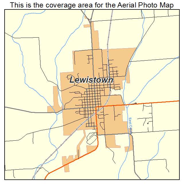 Lewistown, IL location map 