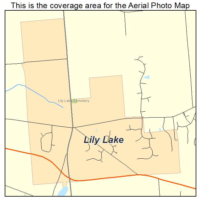 Lily Lake, IL location map 