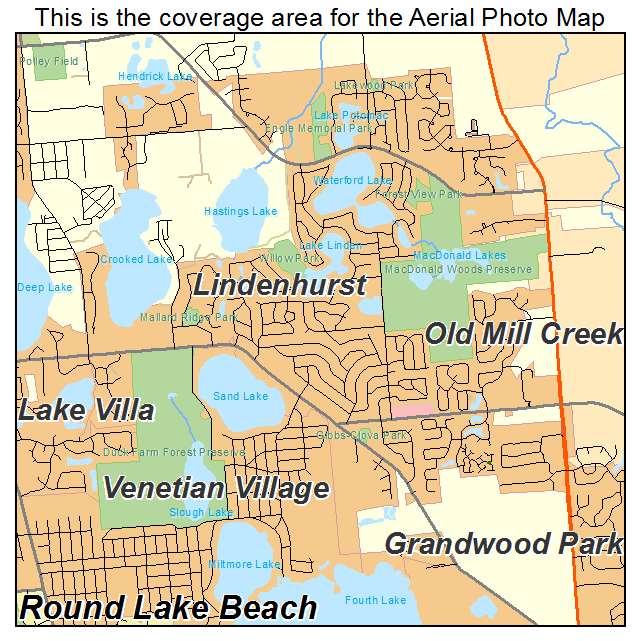 Lindenhurst, IL location map 