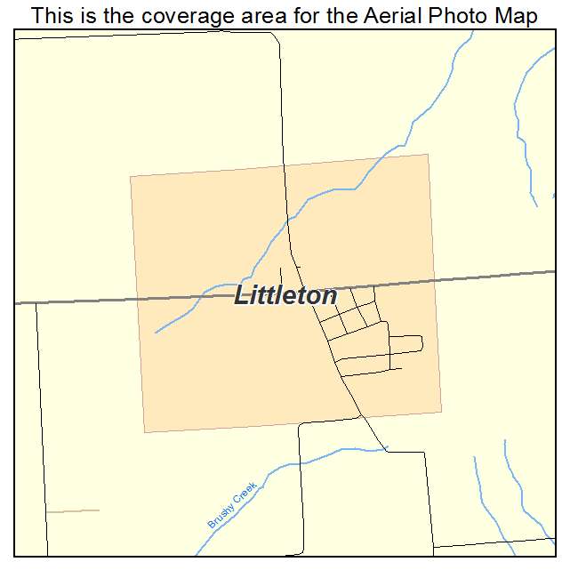 Littleton, IL location map 