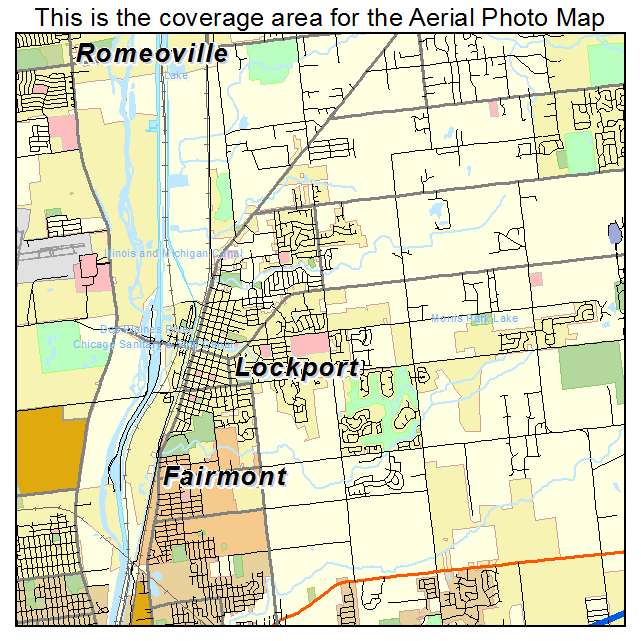 Lockport, IL location map 