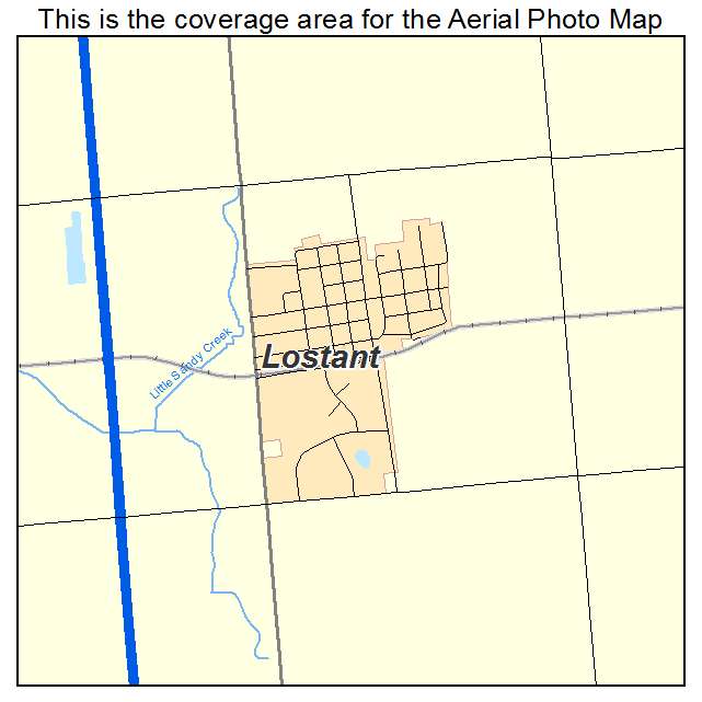 Lostant, IL location map 