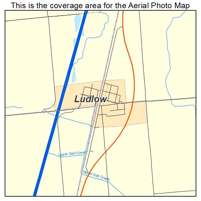 Ludlow, IL location map 