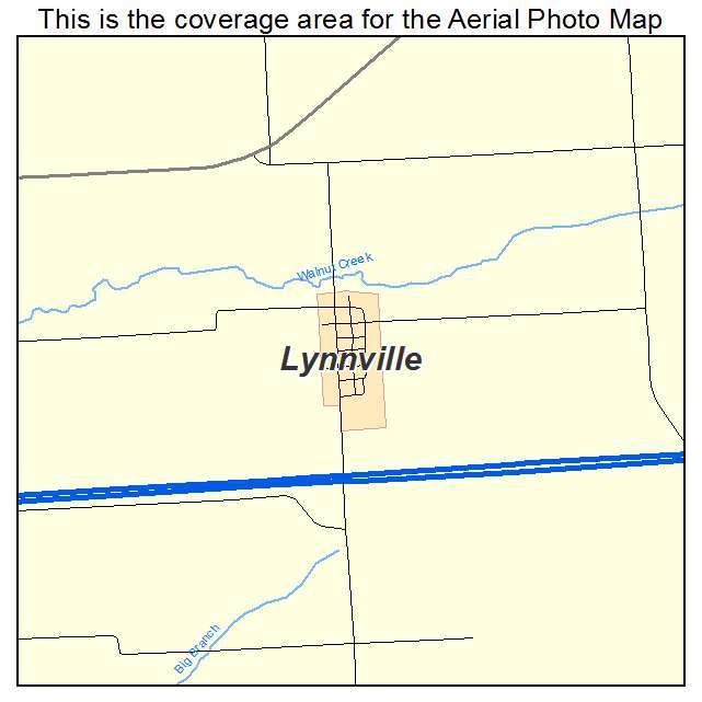 Lynnville, IL location map 