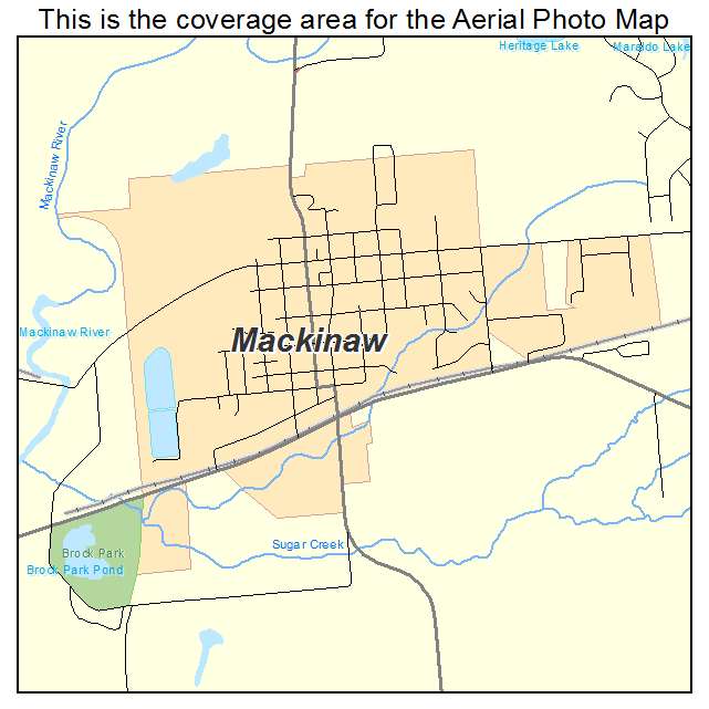 Mackinaw, IL location map 