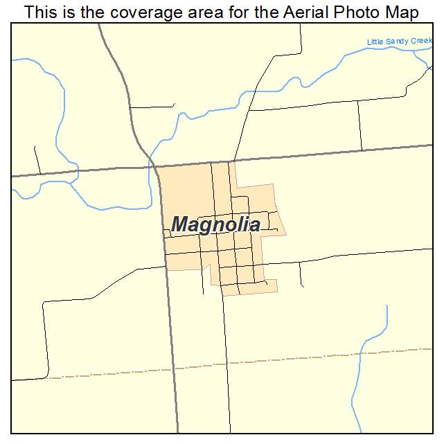 Magnolia, IL location map 