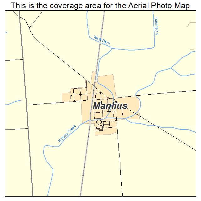 Manlius, IL location map 