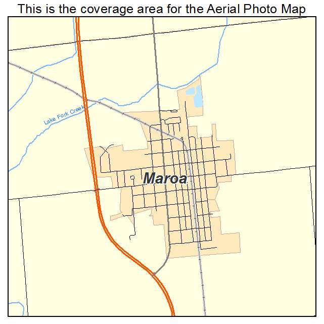 Maroa, IL location map 