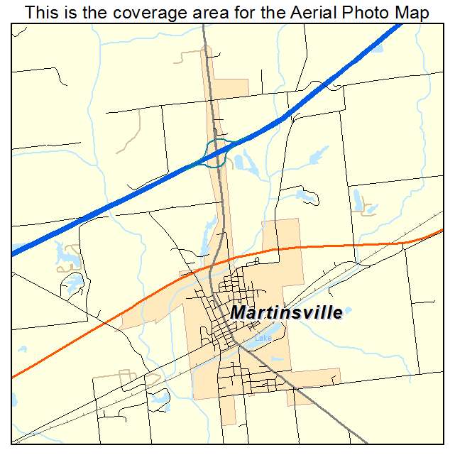 Martinsville, IL location map 