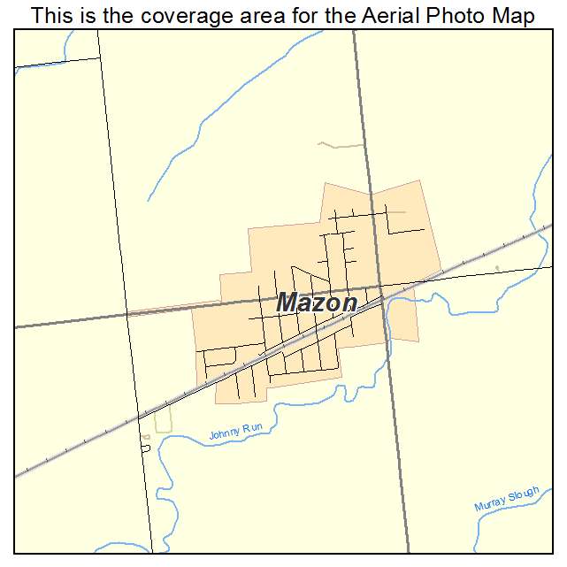Mazon, IL location map 