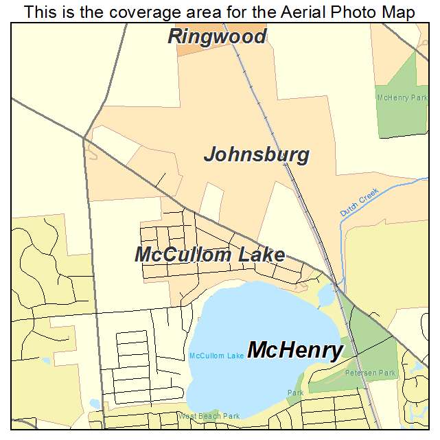 McCullom Lake, IL location map 