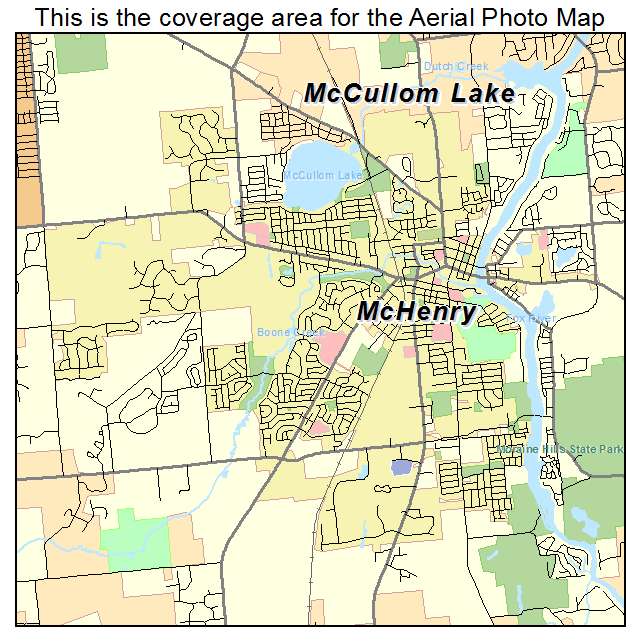McHenry, IL location map 