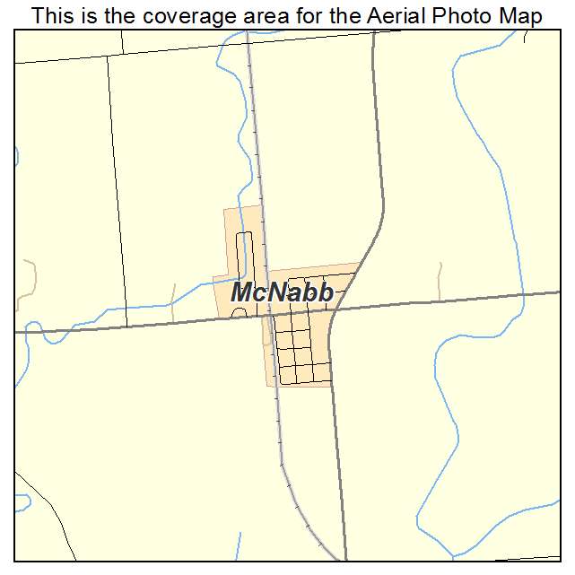 McNabb, IL location map 