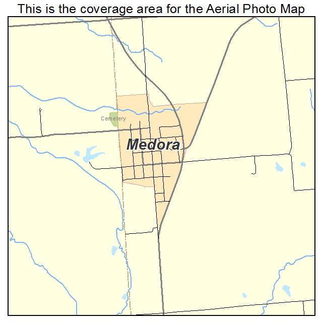 Medora, IL location map 