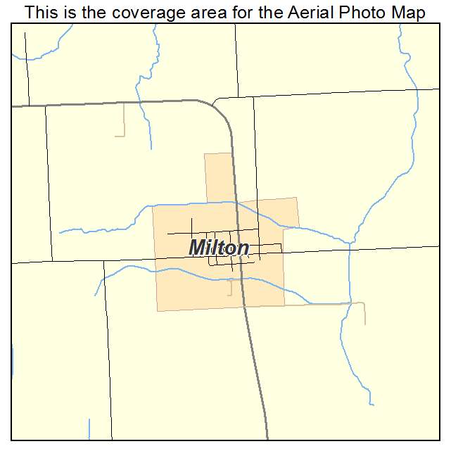 Milton, IL location map 