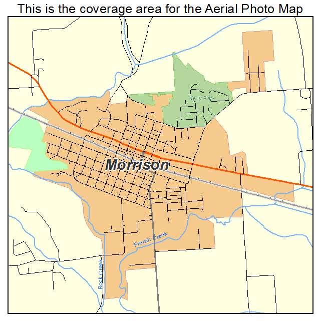 Morrison, IL location map 