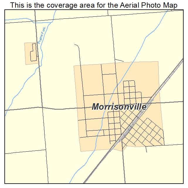 Morrisonville, IL location map 