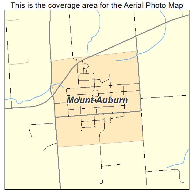 Mount Auburn, IL location map 