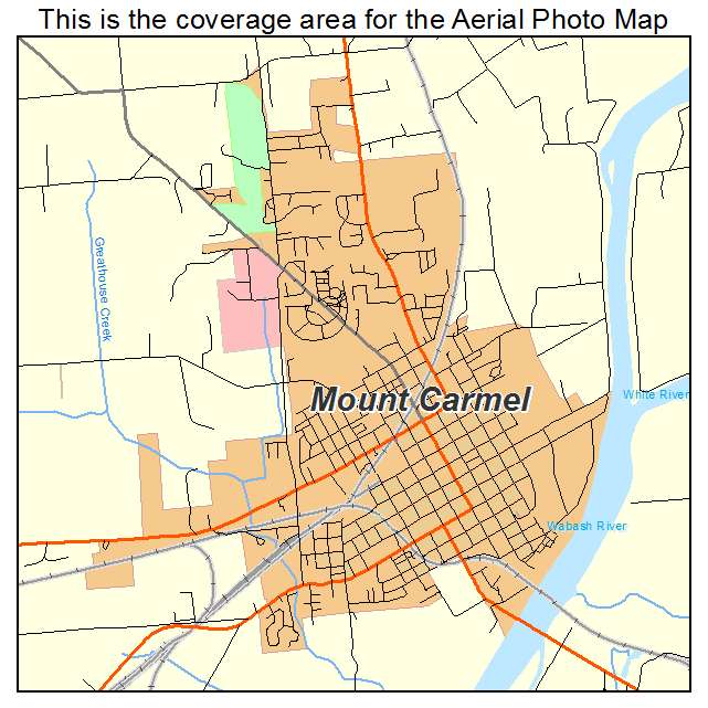 Mount Carmel, IL location map 