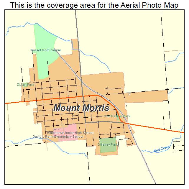 Mount Morris, IL location map 