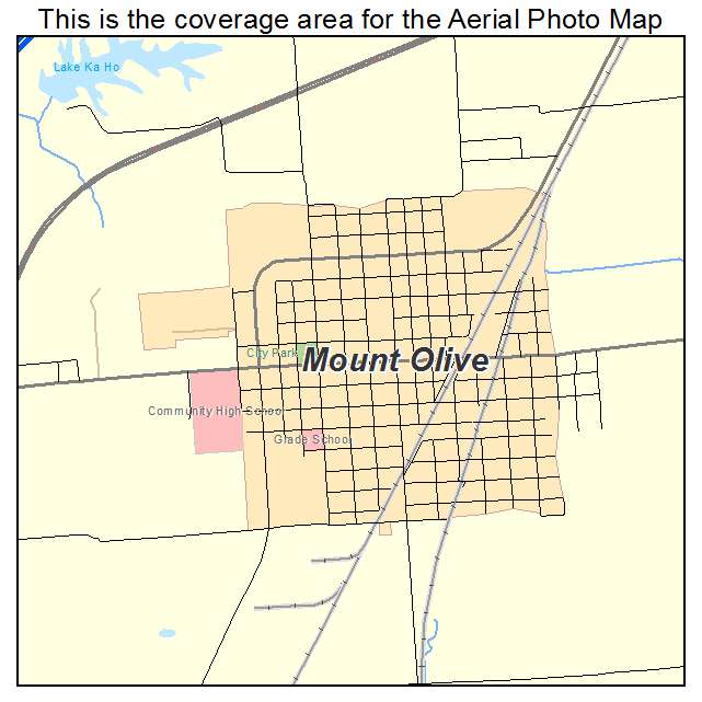 Mount Olive, IL location map 