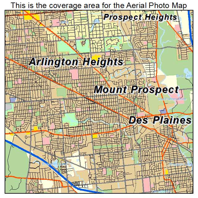 Mount Prospect, IL location map 