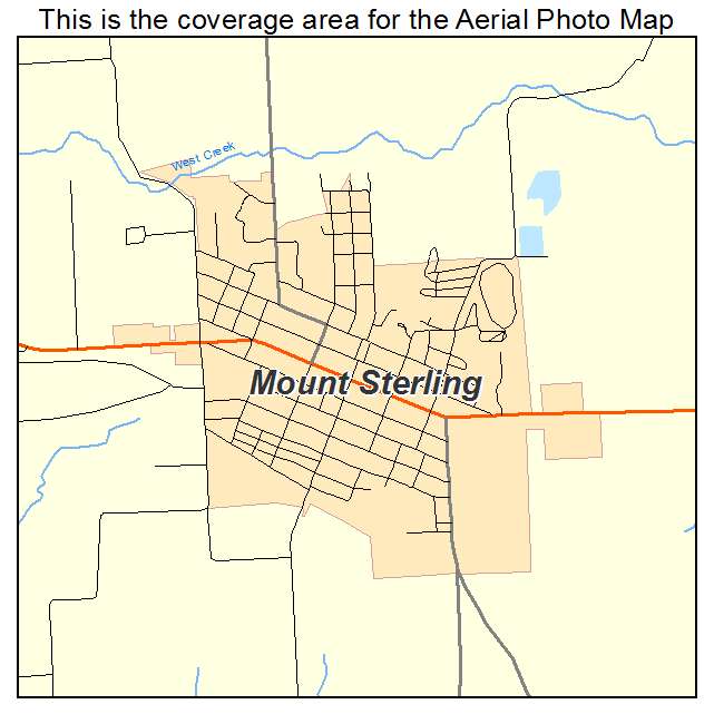 Mount Sterling, IL location map 