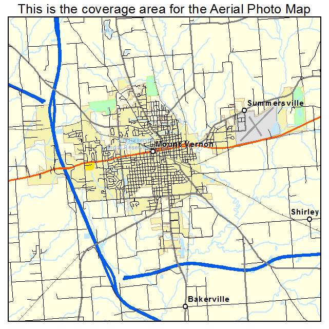 Mount Vernon, IL location map 