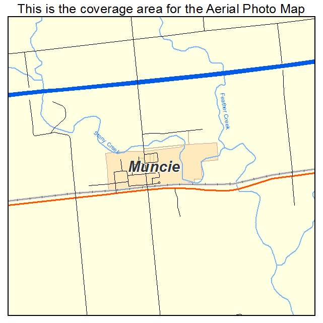 Muncie, IL location map 