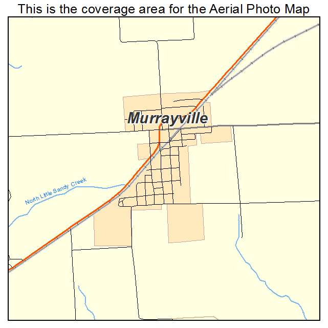 Murrayville, IL location map 