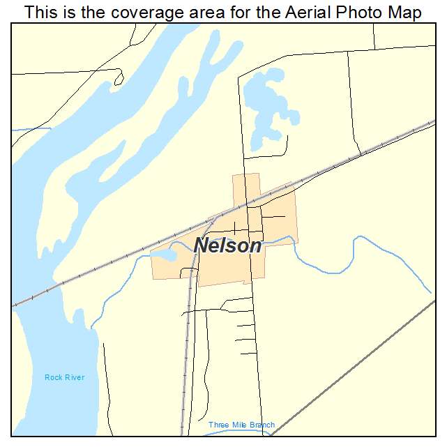 Nelson, IL location map 