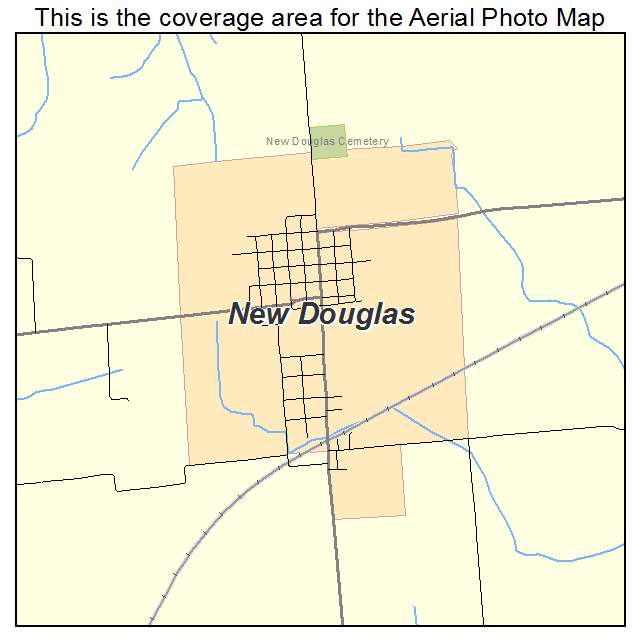New Douglas, IL location map 