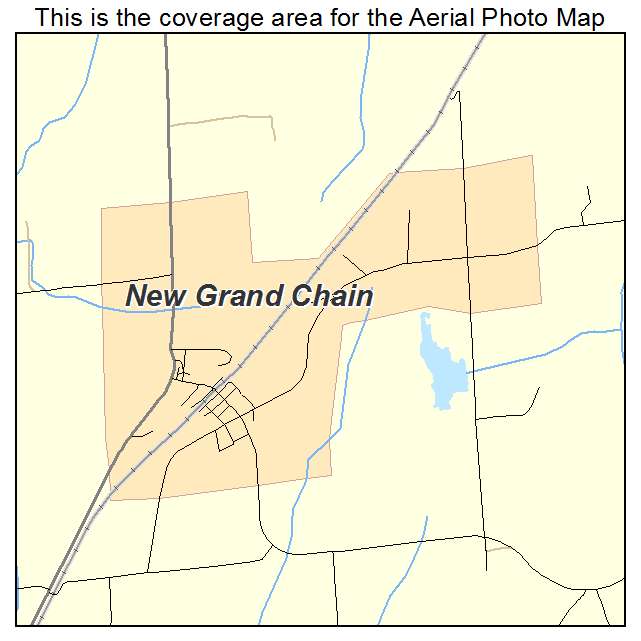 New Grand Chain, IL location map 