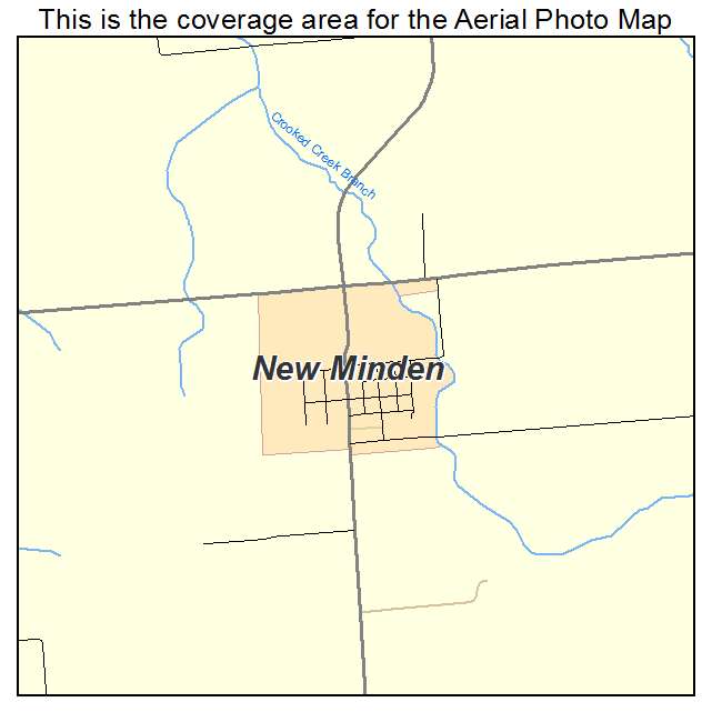 New Minden, IL location map 