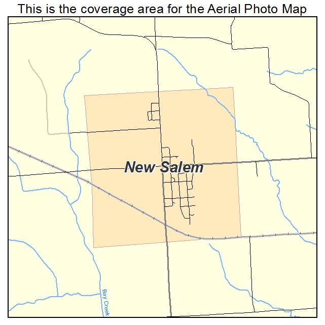 New Salem, IL location map 