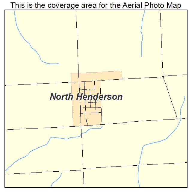 North Henderson, IL location map 