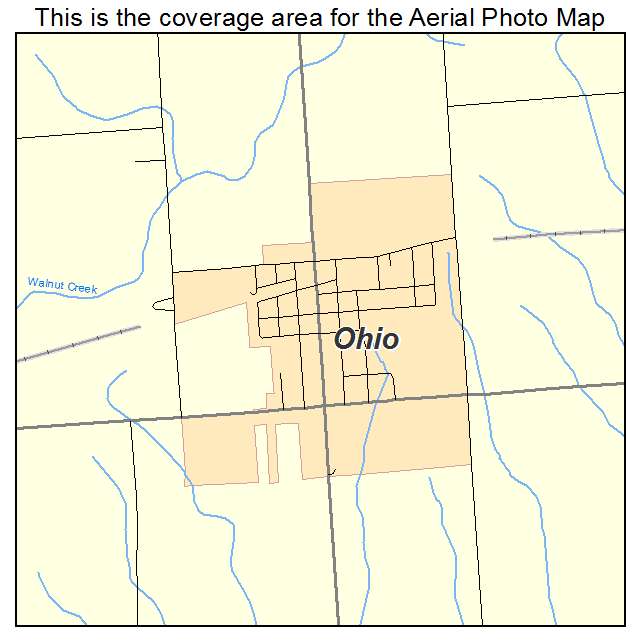 Ohio, IL location map 