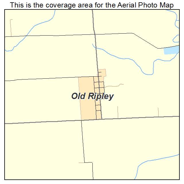 Old Ripley, IL location map 