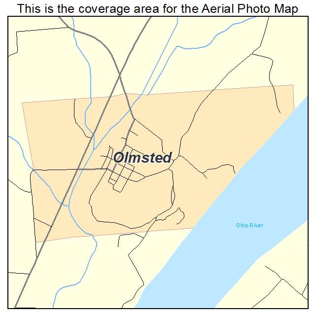 Olmsted, IL location map 