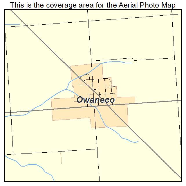 Owaneco, IL location map 