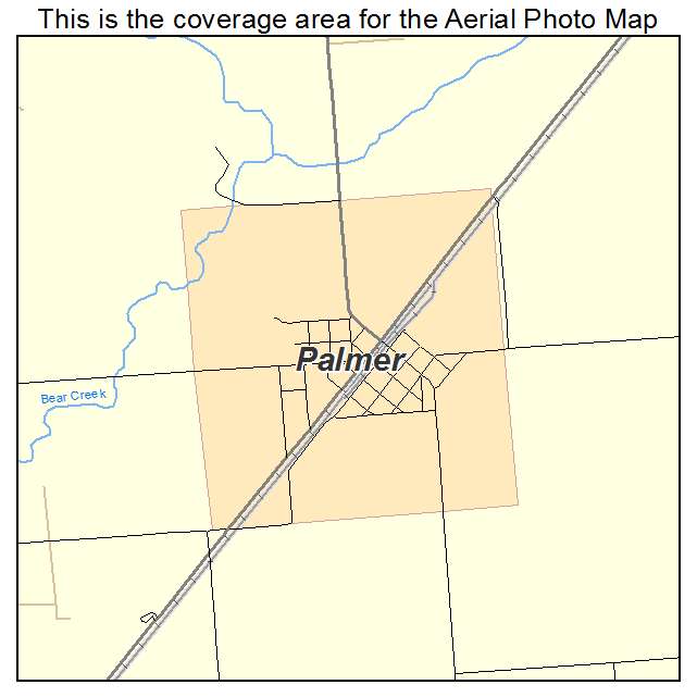 Palmer, IL location map 