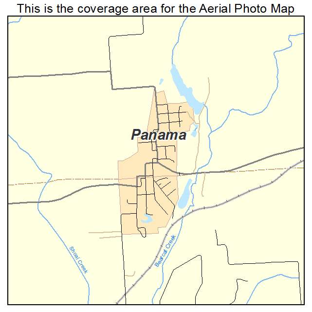 Panama, IL location map 