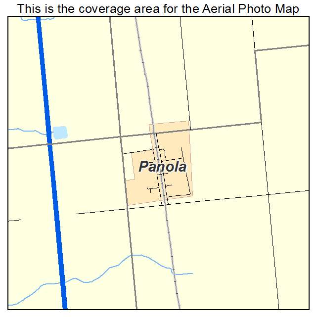 Panola, IL location map 