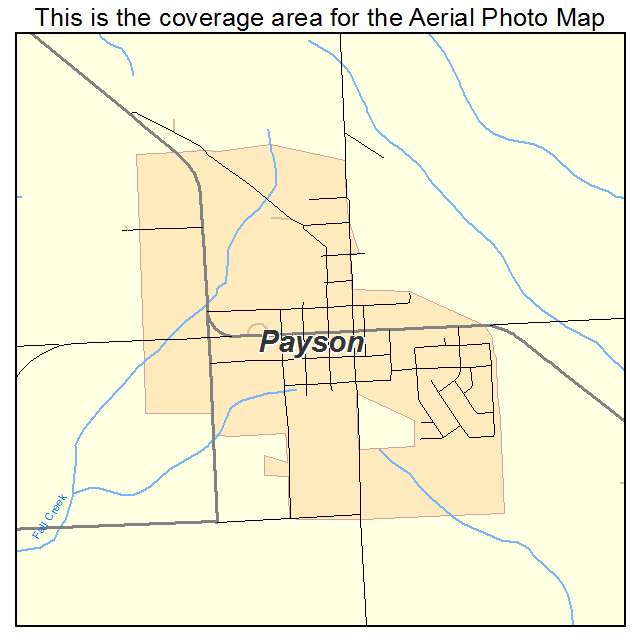 Payson, IL location map 